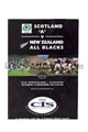 Scotland A v New Zealand 1993 rugby  Programme